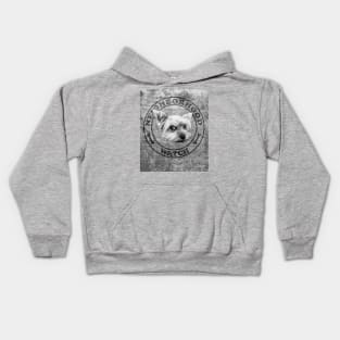 Funny Yorkie Design - Neighborhood Watch Yorkie Kids Hoodie